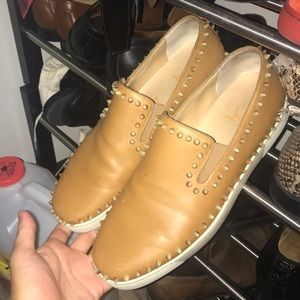 Louboutin slip on sneakers
